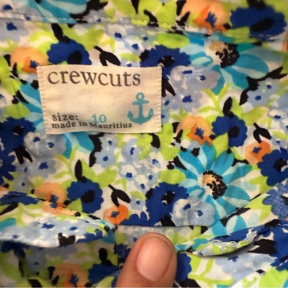 Crewcuts floral button down shirt for boys - Picture 3 of 7